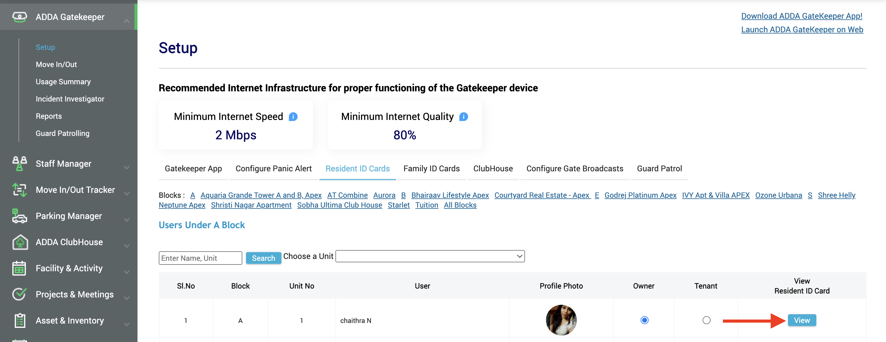 How to view and print Resident ID card?